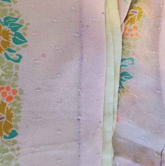 🍀 Vtg Spring Pleated Secretary Dress - Picture 9 of 9